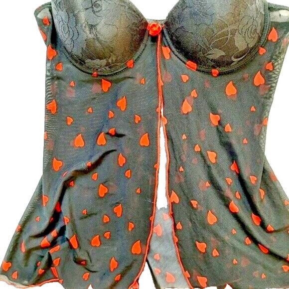 👠 5 for $25 HEARTS TEDDY SIZE 34D - Picture 8 of 8